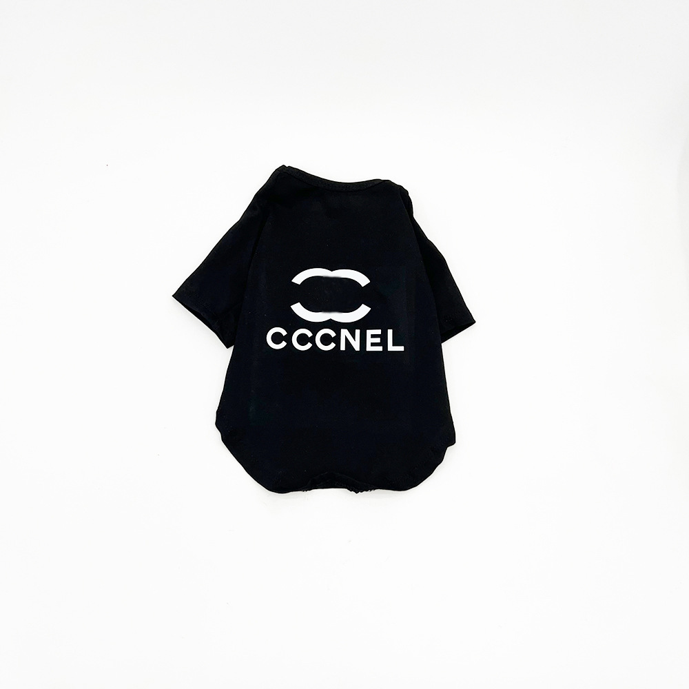 Foreign trade summer pet dog T-shirts, full-blown, air dog costumes, short sleeves for Chenari.