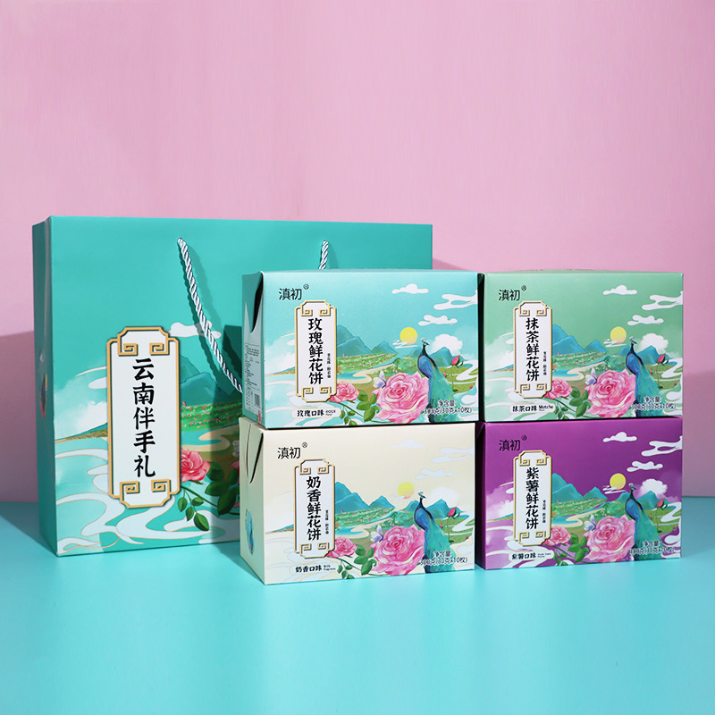 Nhà máy thức ăn bánh hoa hồng, 300g hộp hoa hồng, và một món đồ chơi hoa hồng cổ điển.