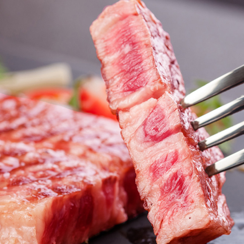 Thịt bò sống bằng bông tuyết Angus không cắt, chưa được cắt, thịt bò sống nhập khẩu, buôn bán đông lạnh.