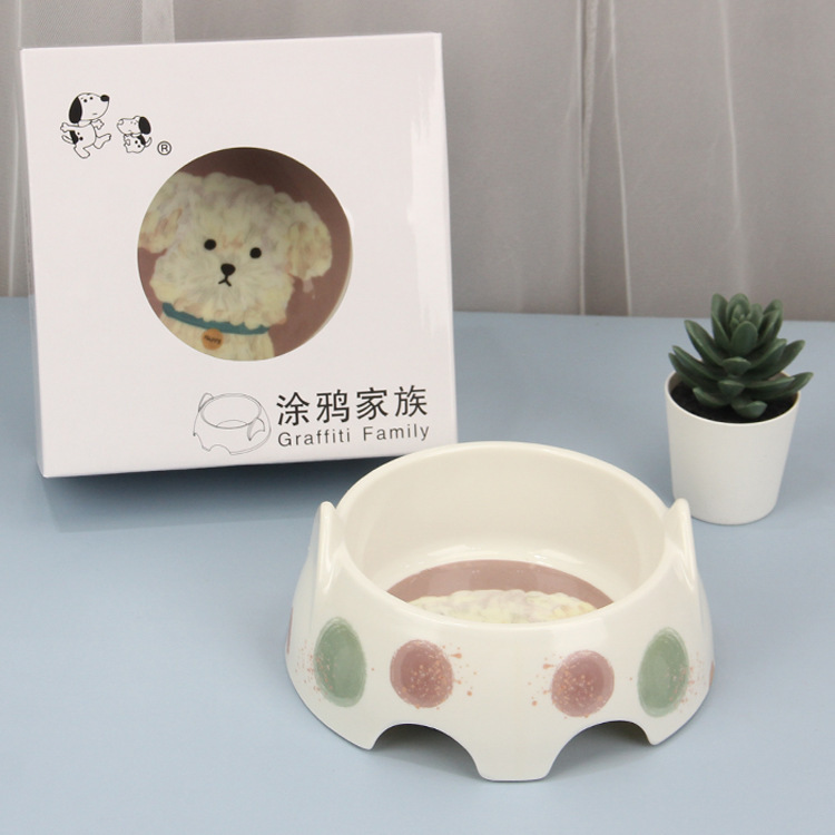 bát thú cưng mới, bát đá, bộ thức ăn cho chó, bát mèo, bát mèo, bát mèo.