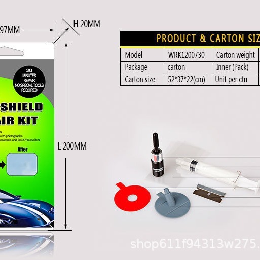 Car glass repair fluid, resin glue.