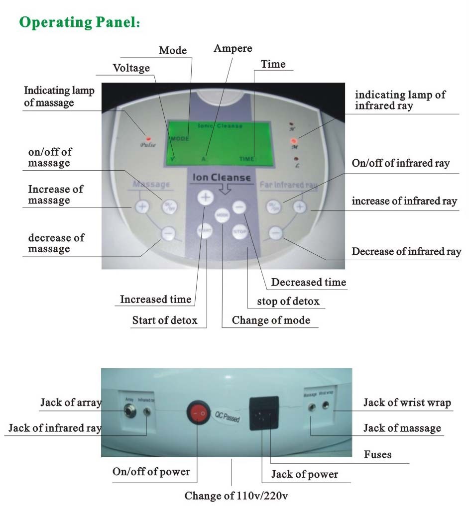 負離子泡腳儀Foot detox machine足浴器dual ion cleanse machine