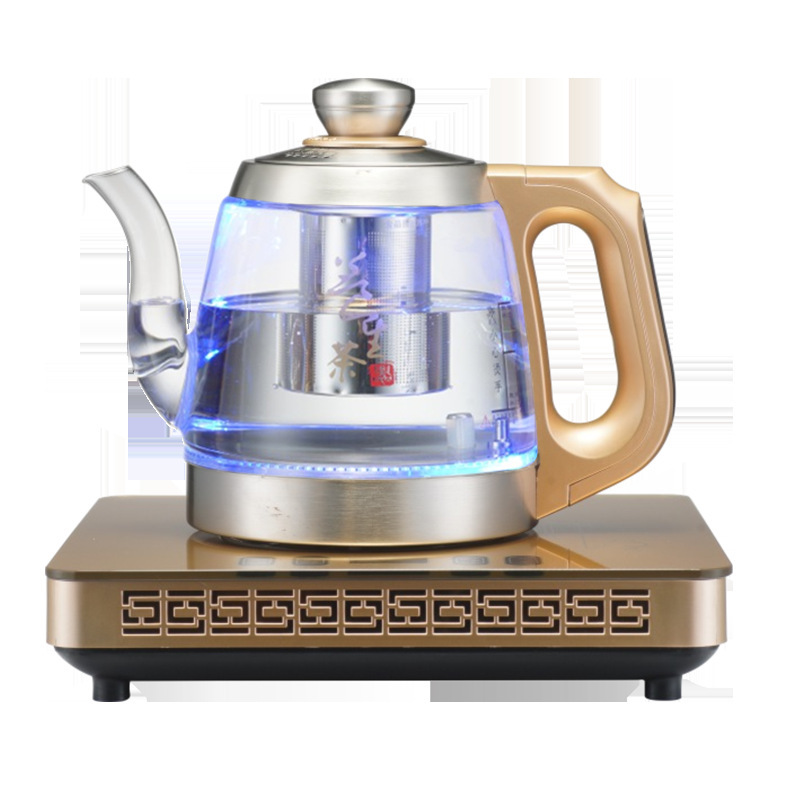 Full automatic bottom of the kettle, smart, hot-burning kettle, home-based electric-magnetic furnace glass tea stoves for tea making.