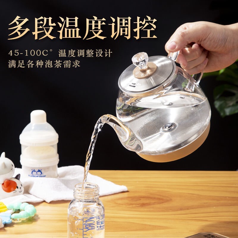 Full automatic hydro-heat-fired kettles, water-pumping, single glass stoves, tea tables.