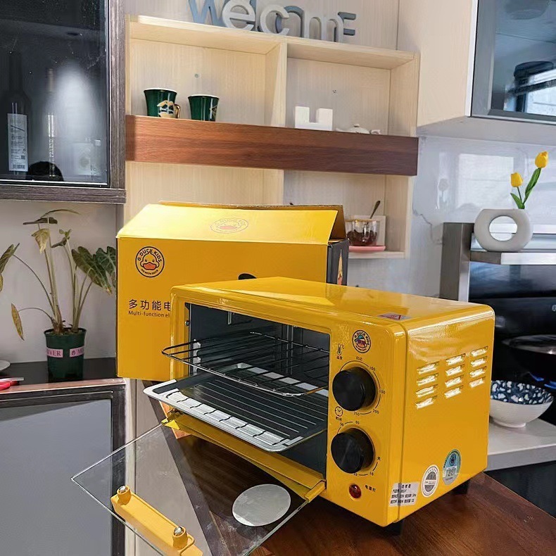 Những con vịt sử dụng lò nướng 12L đa mục đích với các chương trình biểu diễn tại nhà có hạn định thời gian.
