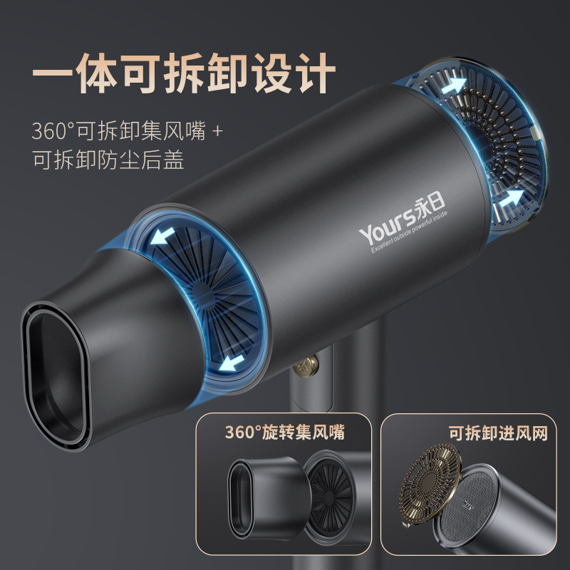 Cái có sức mạnh của máy thổi điện, cái có ánh sáng xanh 2000W, có thể gấp lại.