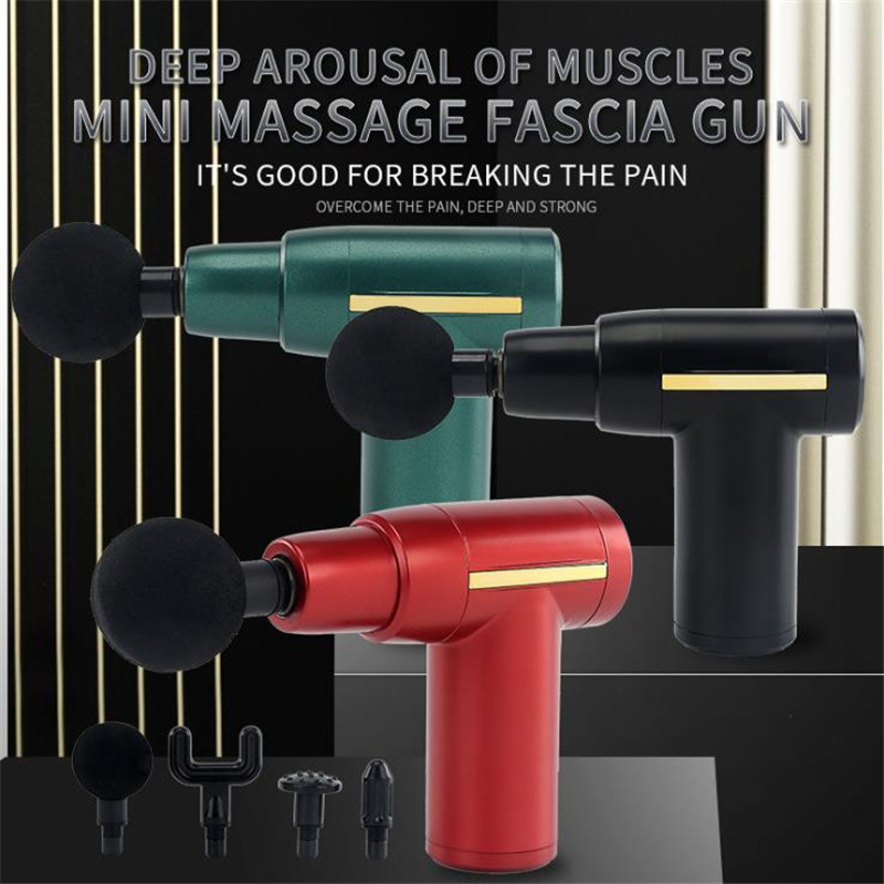 Mini-charged mending muscles relax a portable 진동 마사지 총 포켓.