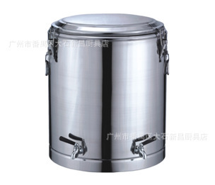 Cung cấp thùng sắt không gỉ của súp hai thùng, một thùng trà để vận chuyển xô pha trà