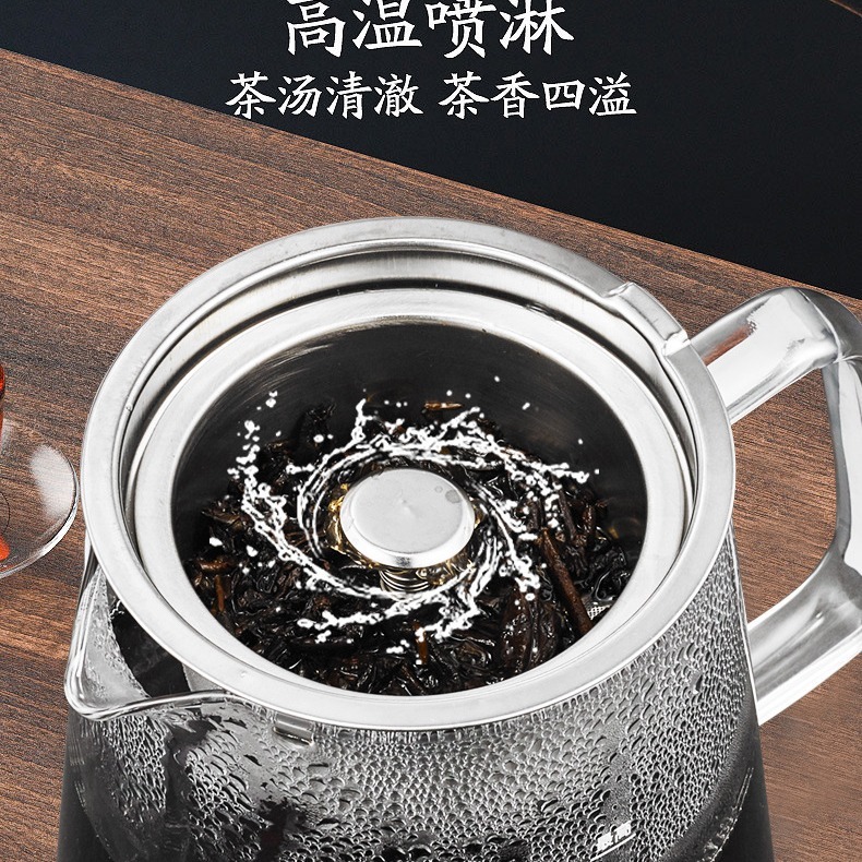 The tea cooker, the black tea mom's steamer, automatically produces the black teapot.