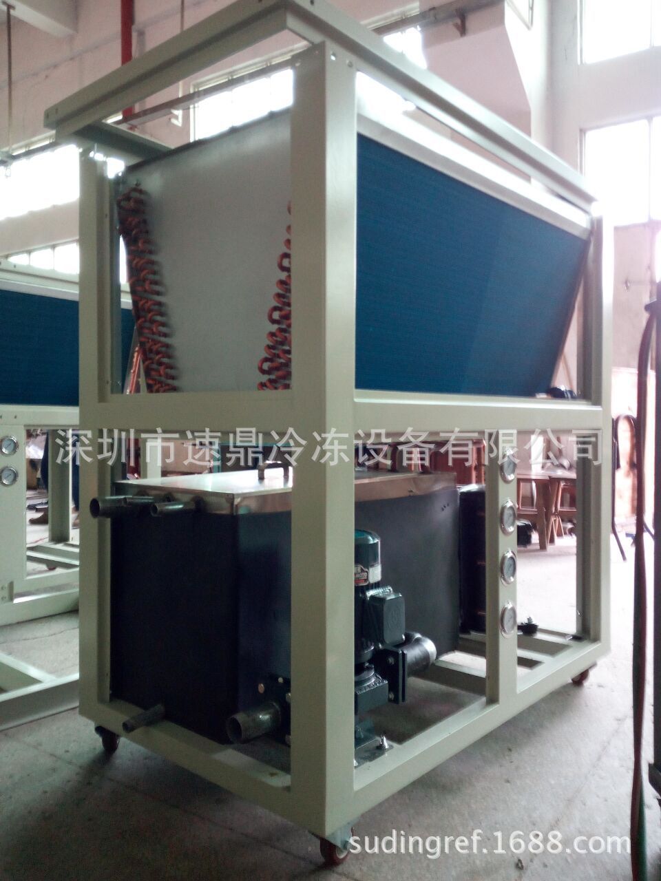 Electro plating chillers, negative 5 degrees chillers, electroplating industrial parks, water cooling equipment.