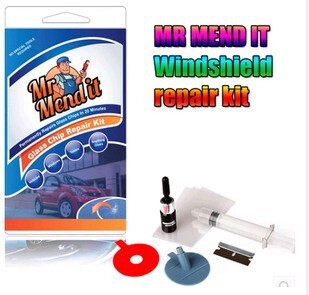 Vehicle glass repair tool, windshield repair, glass repair fluid.