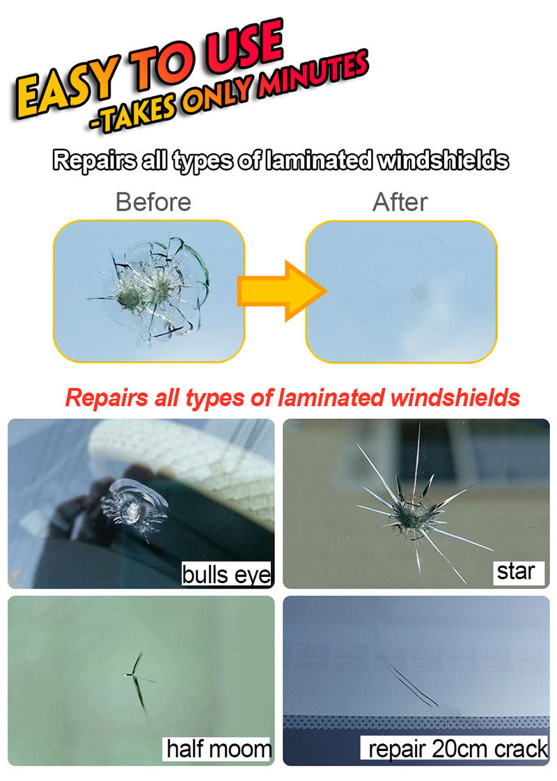 Car glass fixer, glass fixer, windshield fixer.