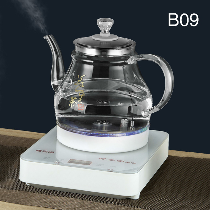 Full automatic kettle on the bottom of the kettle of electric heat-burning kettles of water pumped in tea and tea tea table with glass pan