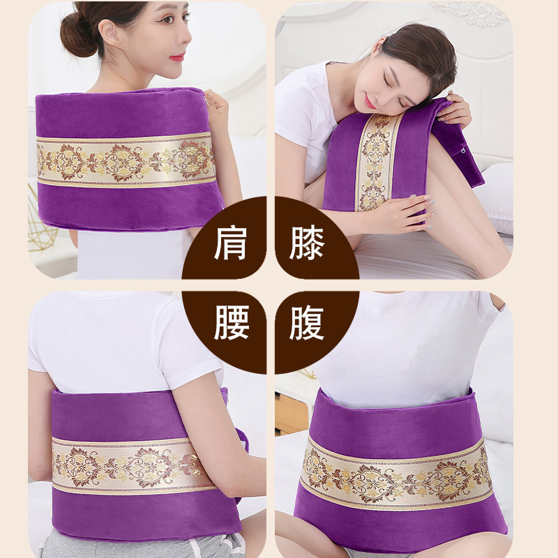 Những túi muối nóng bằng muối thô có những cung điện nhiệt để bảo vệ túi muối đầu gối.