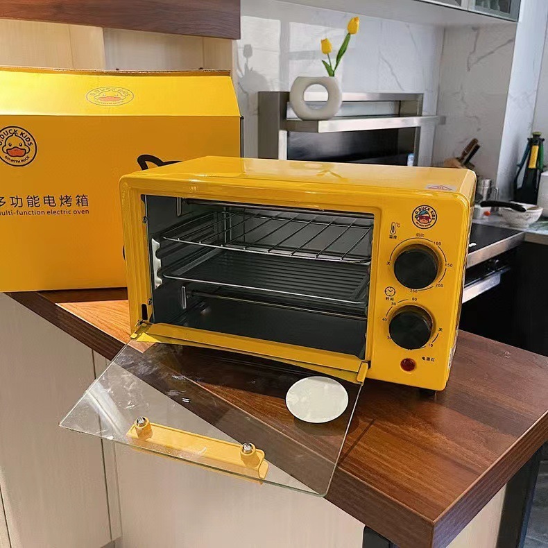 Những con vịt sử dụng lò nướng 12L đa mục đích với các chương trình biểu diễn tại nhà có hạn định thời gian.
