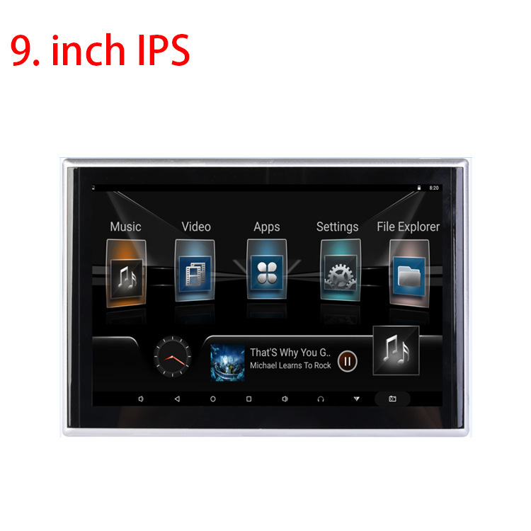 New 9/10.1 inch Hiển thị phương tiện hiển thị gối trước hàng ghế sau MP5 Anjore Open System player