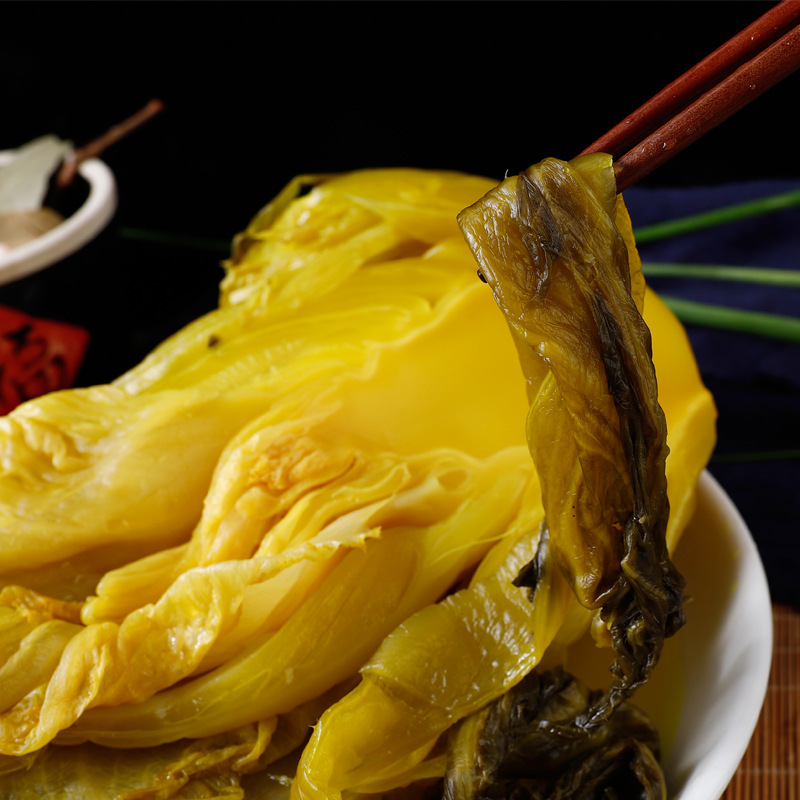 Thưa bà, dưa chua, 2kg 6 túi nước sốt chua, khách sạn cho Kimchi cũ của Sichuan.