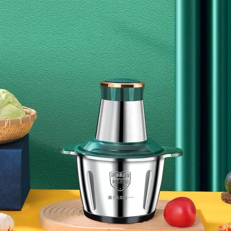 Đầu bếp đầy thịt xay tự động.