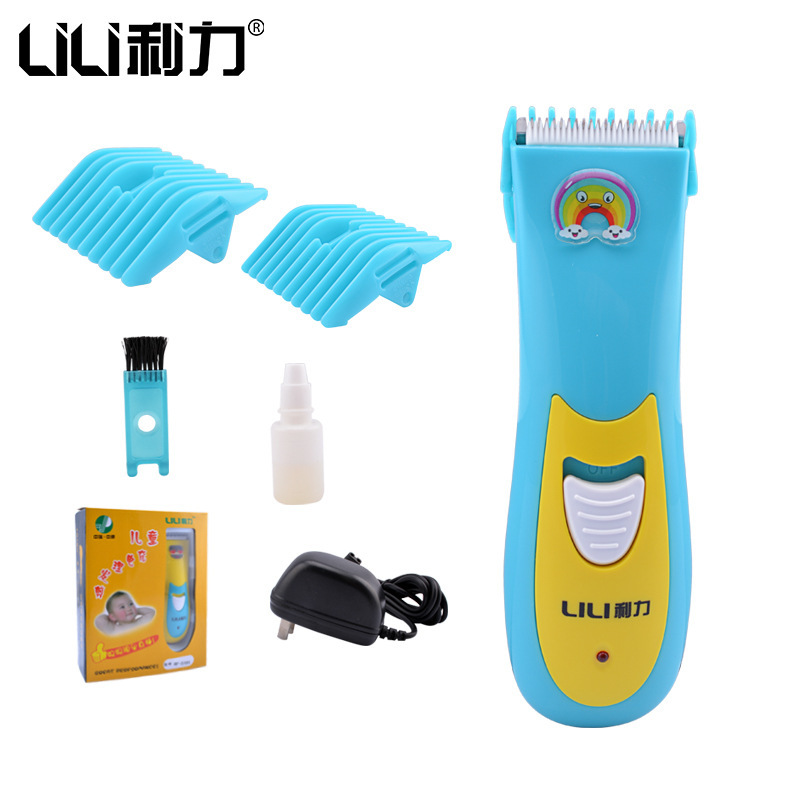 Children's silent hairdresser electric porcelain blades specializing in baby mechanics.