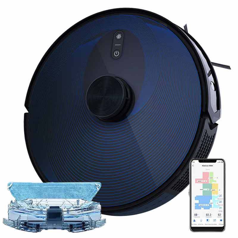 Home-based smart-cleaning robot laser radar navigation, fully automatic map cell phone control, large water tank