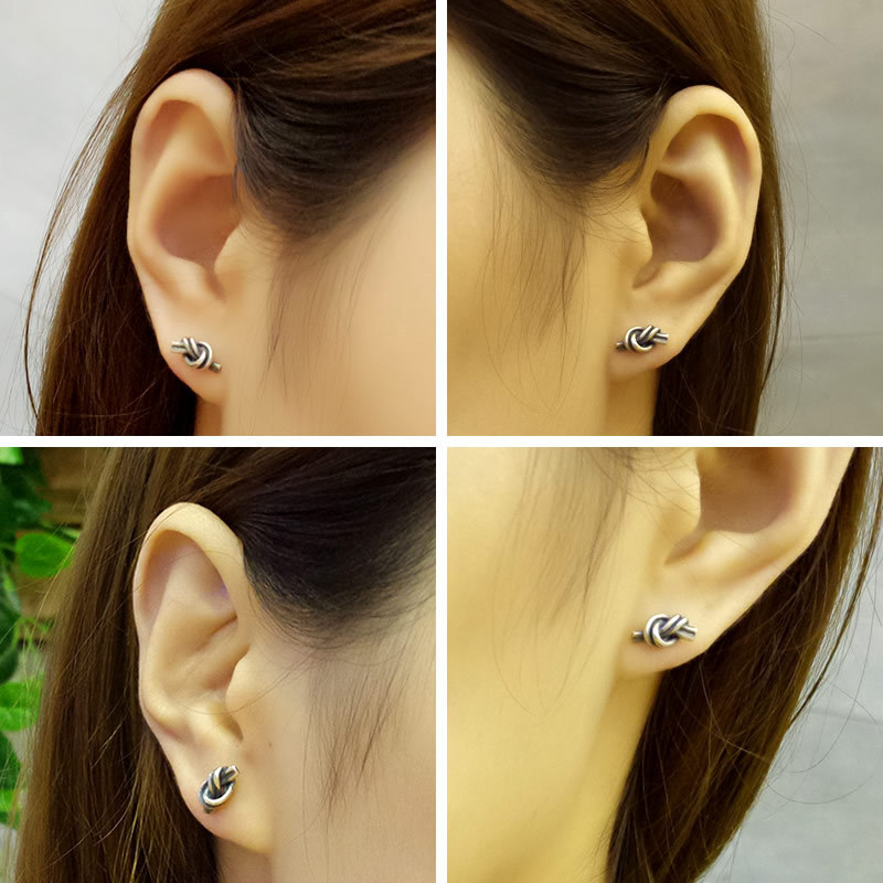 In the dark, 925 new silver and creative retweeted ear nails, individual and alternative ear-tip wholesales, a substitute.