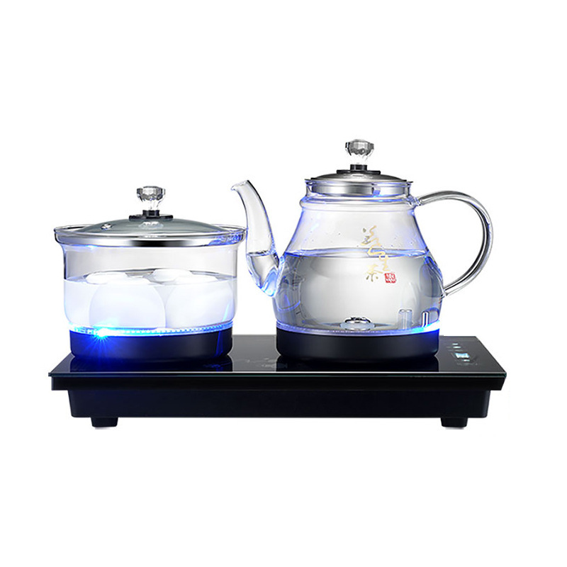 A new hydro-heat kettle on the bottom, a teacup, embedded in a good house, a water kettle.