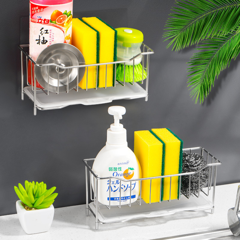 304 nhà bếp không rỉ thép gắn kết nhà bếp thiết lập tường không có lỗ cho một kệ vải bạt
