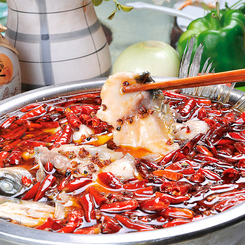 Chongqing Spicy Fish Piggy Froggy Fry Bottom 500g Frog Frog Frozen set for catering.