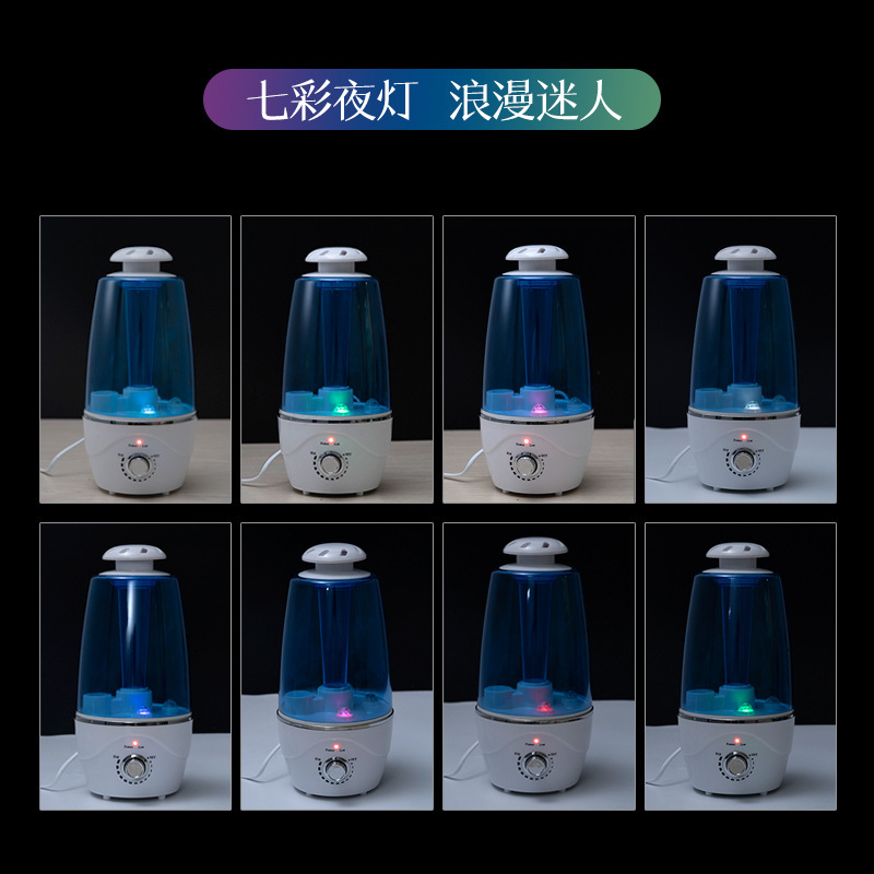 2-litre air humidifier home-based fog-transparent water tank mini-mechanical fumigator humidifier