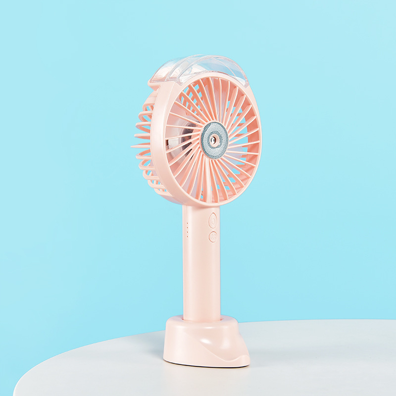 V9C手持噴霧風扇 家用加溼補水儀 辦公室便捷電風扇跨境