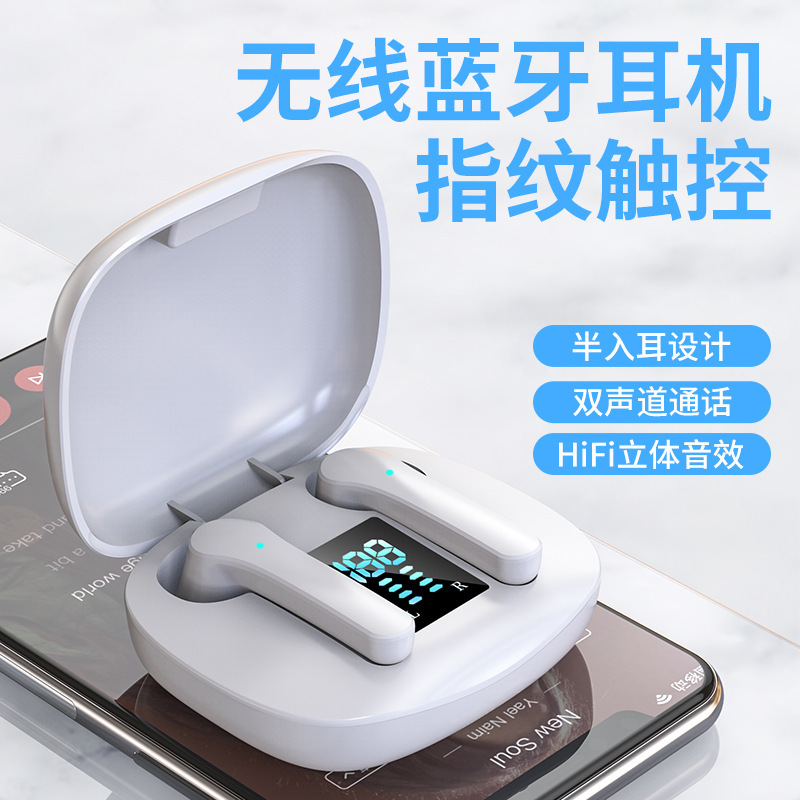 Trực tiếp bán của TWS kết nối mạng điện tử nửa điện tử để nạp điện tích điện tử hiển thị nút cảm ứng