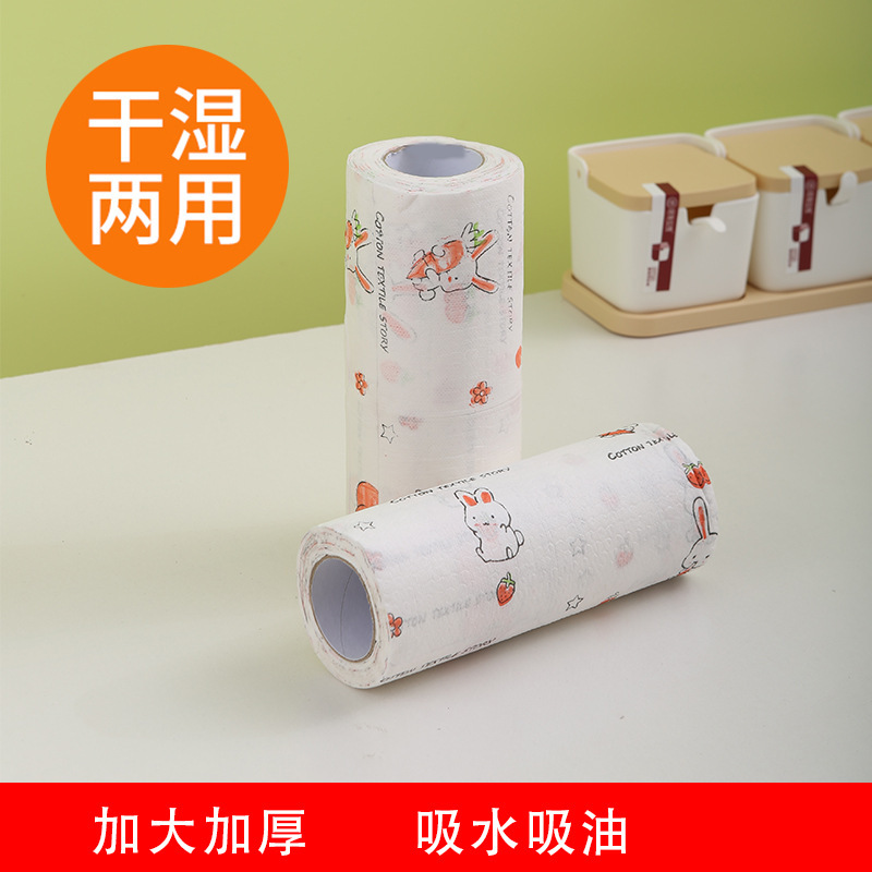廠家生產懶人抹布廚房抹布乾溼兩用家務清潔廚房用紙一次性洗碗布