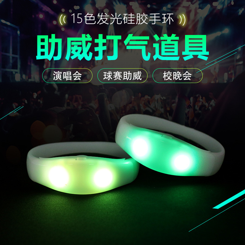 Điều khiển On-site của buổi hòa nhạc vòng tay radiant, Silicon lấp lánh vòng 15, trợ giúp với vòng tay huỳnh quang của Willed