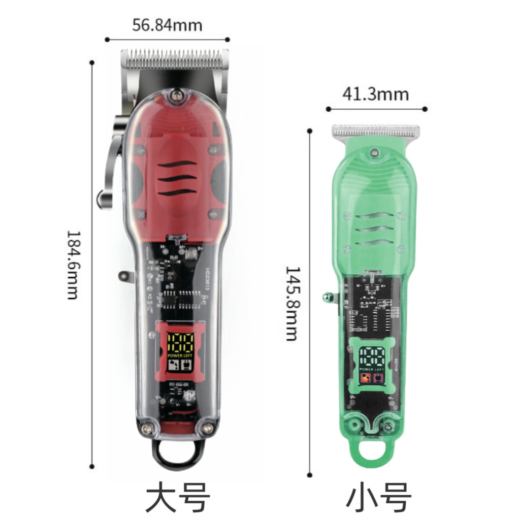 Kiểu tóc đa thứ tự Trong suốt, thợ cạo pha lê lỏng dùng dao cạo đầu đặc biệt.