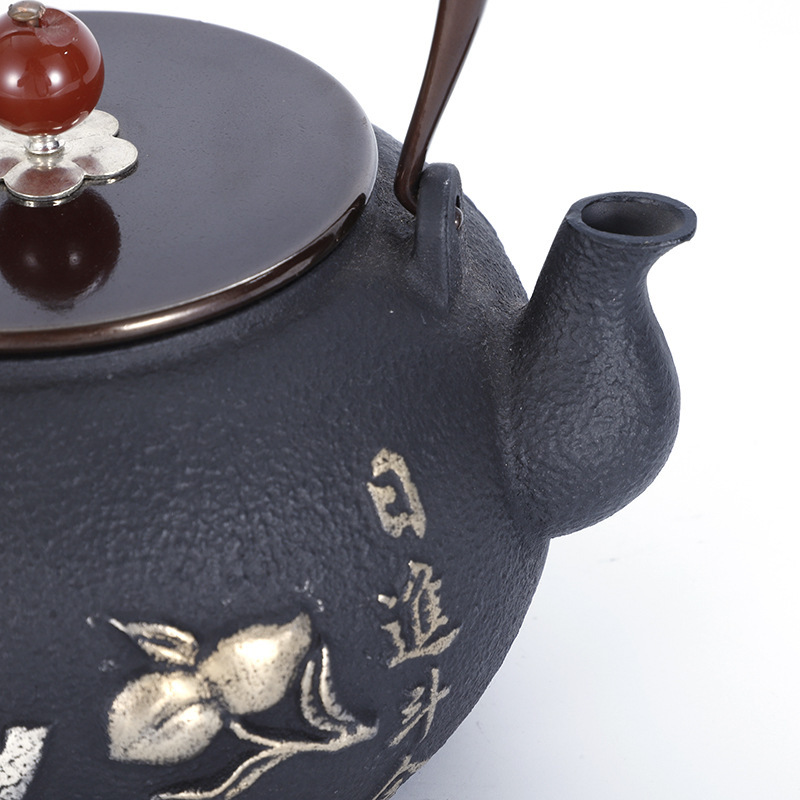 加工定制专业办公室烧水茶壶传统手工铸铁铁壶电陶炉茶壶套装批发