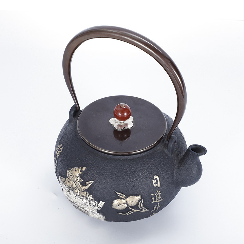 加工定制专业办公室烧水茶壶传统手工铸铁铁壶电陶炉茶壶套装批发
