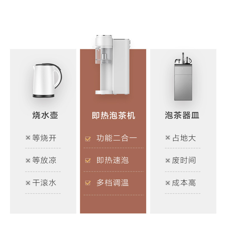 定製即熱式飲水機家用小型桌面臺式開水機速熱茶吧機泡茶機飲水器