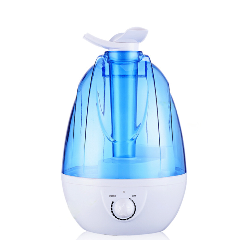 Wholesale 3.5 L-mog double-spray humidifier home with a big fog volume ultrasonic scintillator blue humidifier