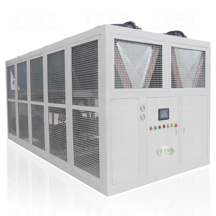 Customized industrial screw cooler, high-temperature machine cooler, wind cooler, 80HP cooler.