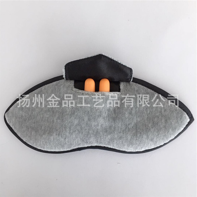 全棉汗布可定製logo護眼罩睡眠眼罩純棉加厚遮光眼罩汗布材質批發