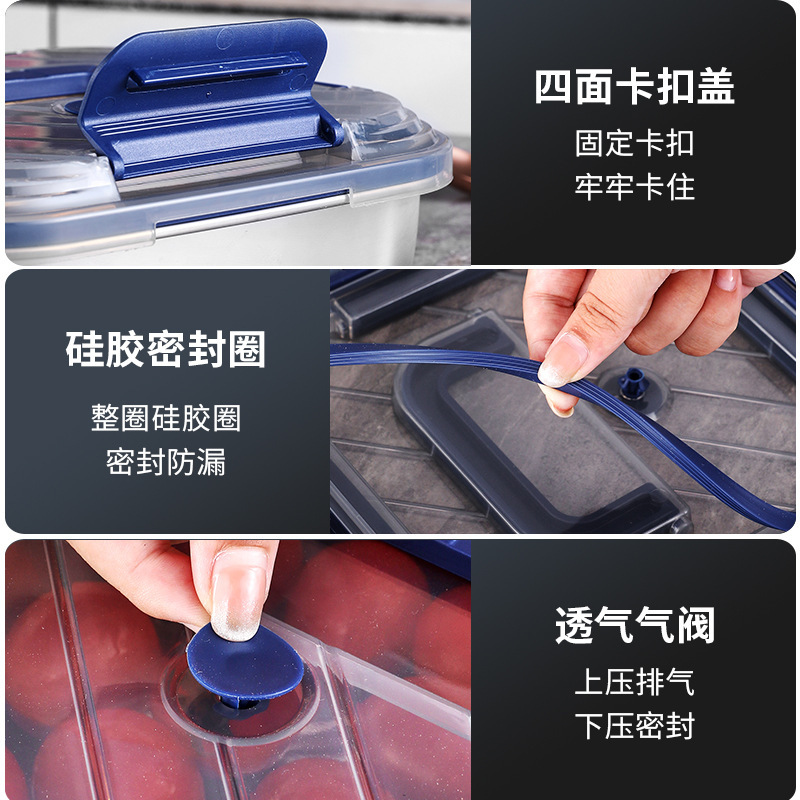 The stainless steel-coated box with a sealed refrigerator box containing a large volume of picnic box squared with a hand belt.