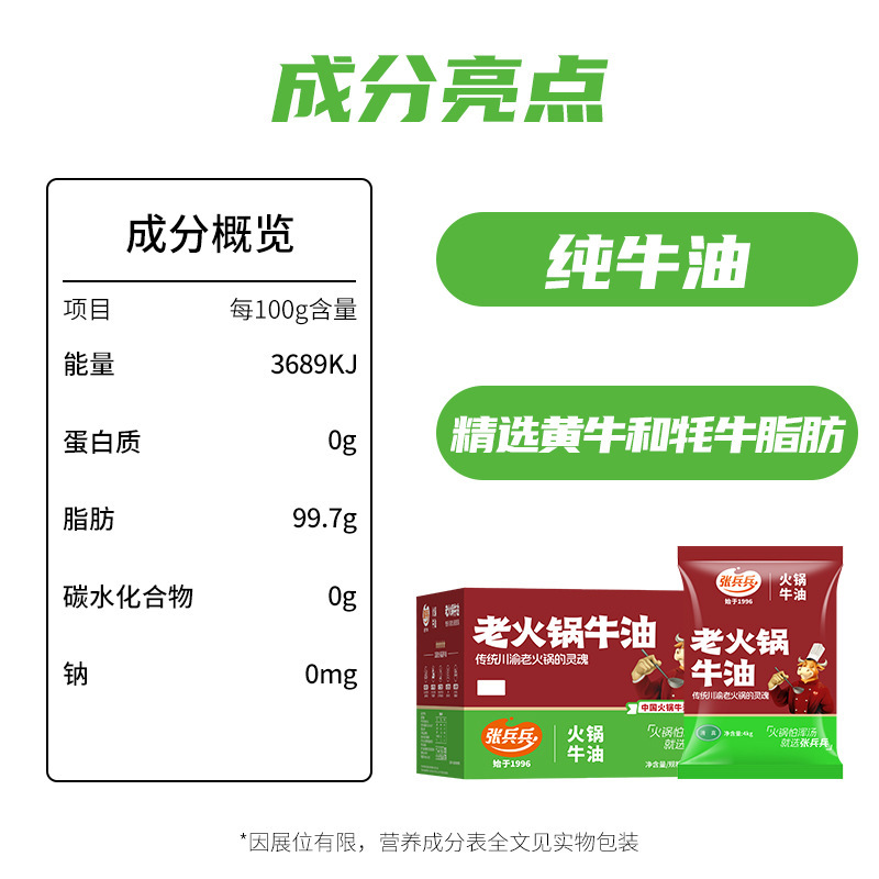 Cái nồi nóng cũ của Zhang là 32 pound dầu bò mới, và tất cả được làm từ thực phẩm.