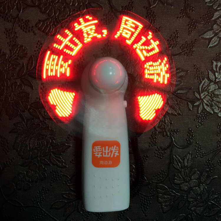 Quạt cầm tay mini tự làm, quạt có đèn LED, quạt được lập trình sáng tạo, bán buôn