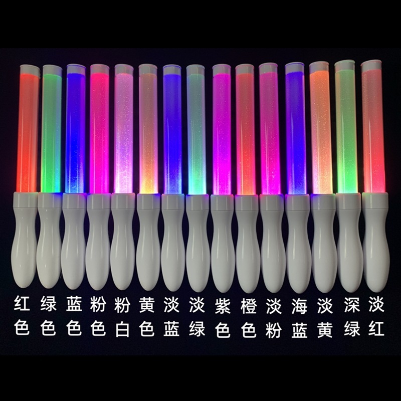 Đèn LED màu từ xa chiếu sáng, gậy huỳnh quang tương tác.