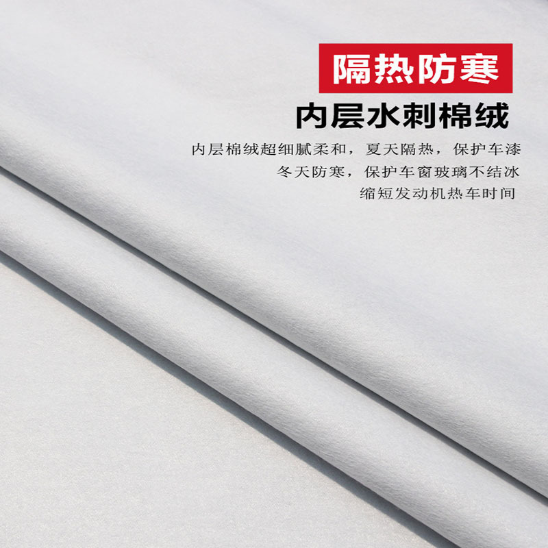 Nno-water chích của một chiếc xe với một mặt nạ mặt trời dày và một mặt trời chống nắng phủ bụi bụi và xe bao phủ mưa