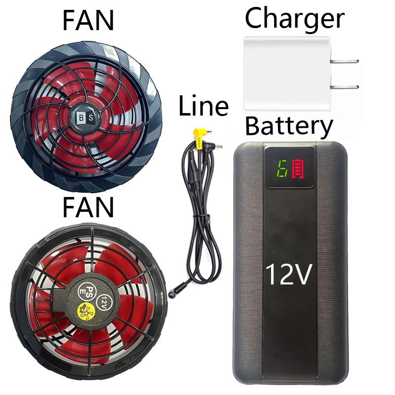 Fan hâm mộ máy lạnh chưa được tẩy rửa mới, điện áp 5V 7V 12V17V 5000RPM tốc độ cao, fan hâm mộ 5-leaf.