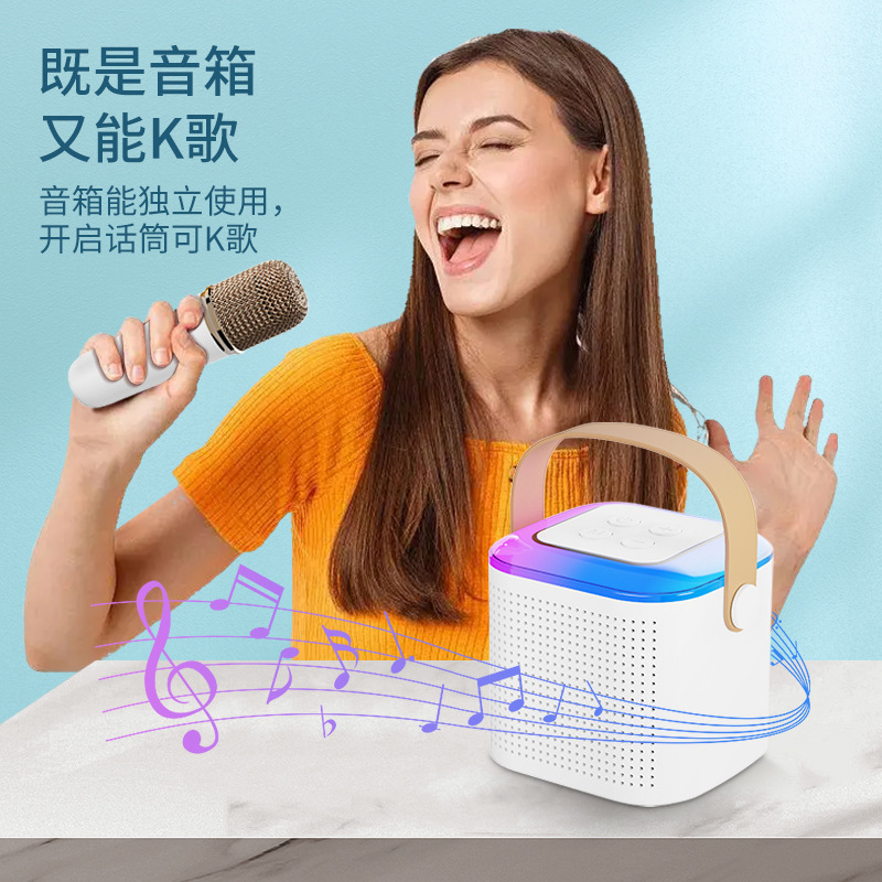 Smart home Ktv Wireless Microphone Outdoor Child K Sing-Boo One-Songphone Bluetooth Box