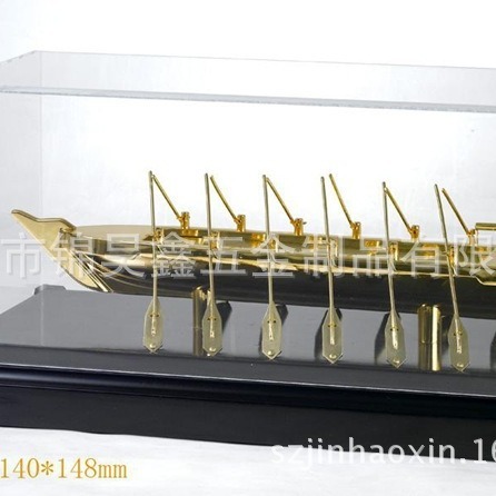 창조적인 flotilla 가정 예술 세트, 배 모형 예술 장식적인 금속 세트, 용 배 경주.