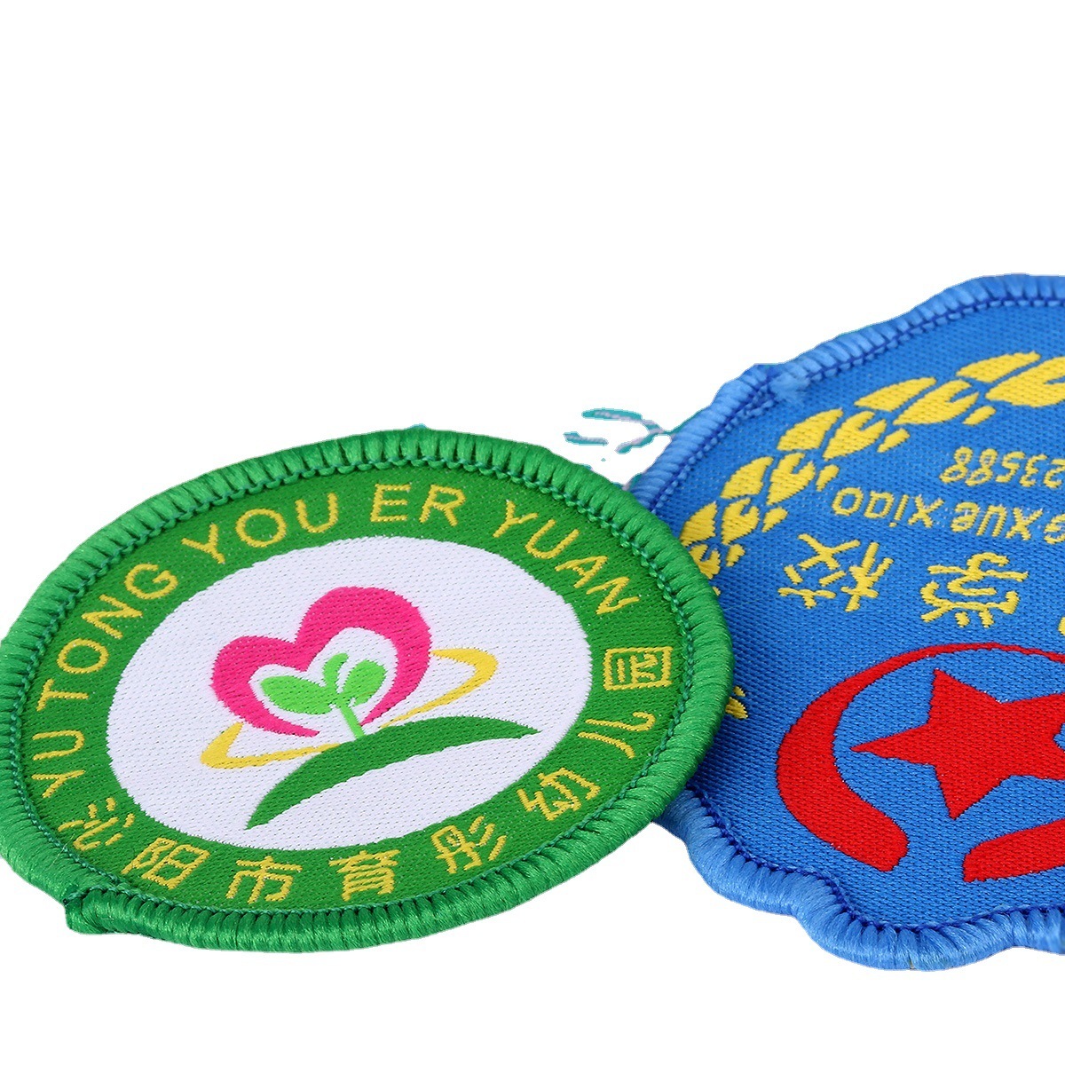 Máy bay Emroterery Embriery Emromery Embromery Marker được điều chỉnh bởi logo của trường Logo.