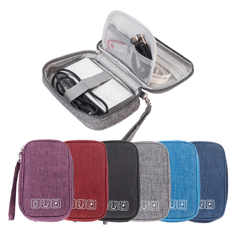 Portable data line receipt of earphone charger wire charger digital package for travel